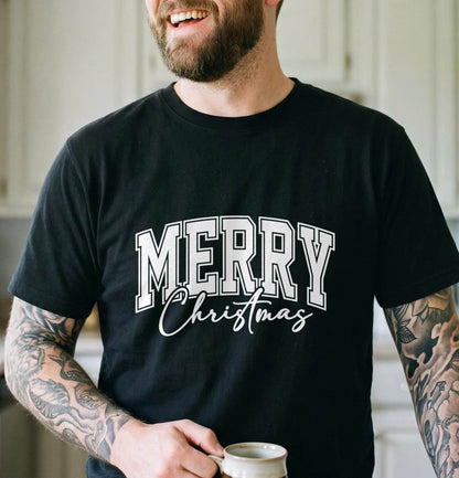 Personalized Name Christmas Varsity Shirt, Custom T-Shirt, Sweatshirt & Hoodie