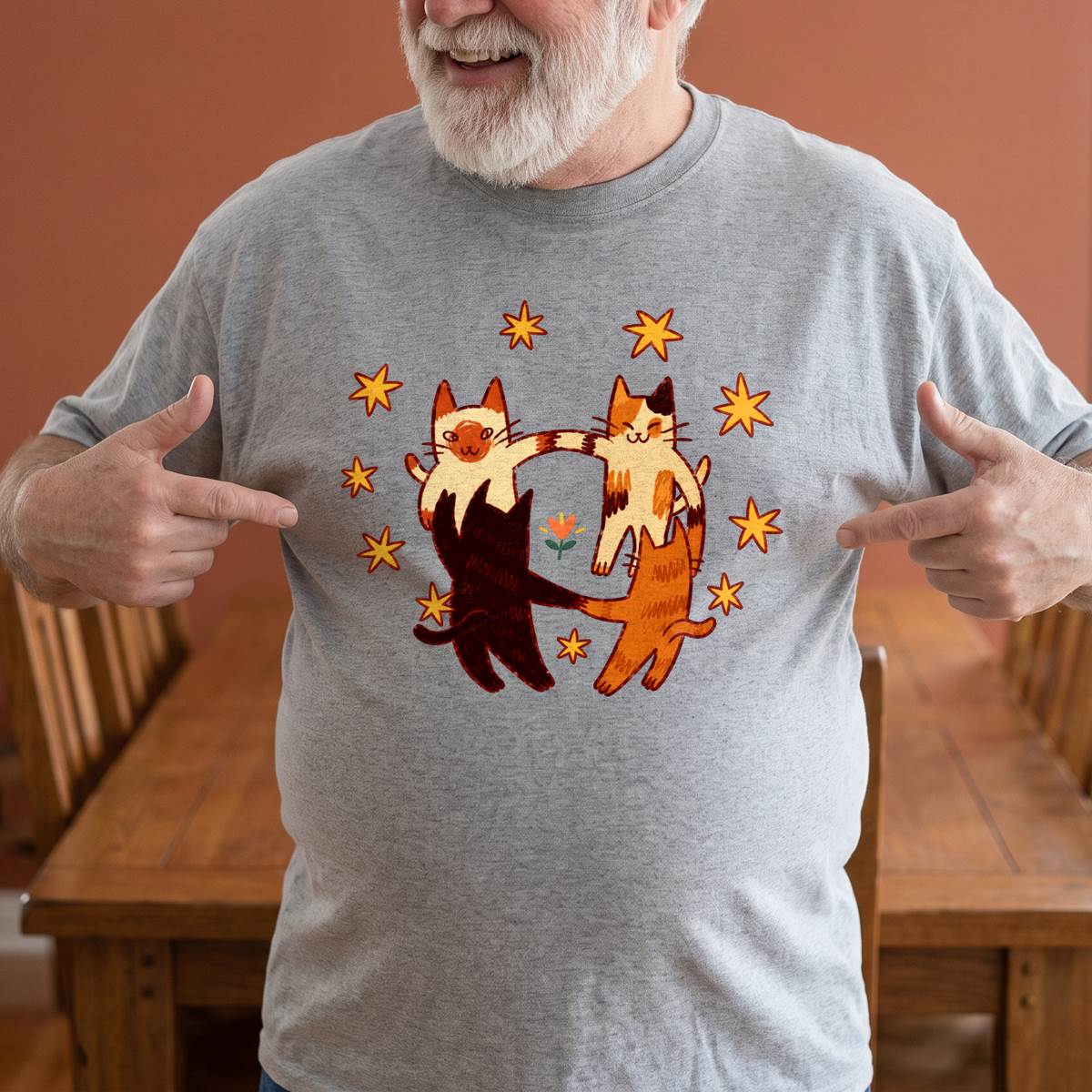 Cats Holding Paws Friendship Shirt, Cute Cat Lover T-Shirt, Sweatshirt & Hoodie, Best Friend Gift