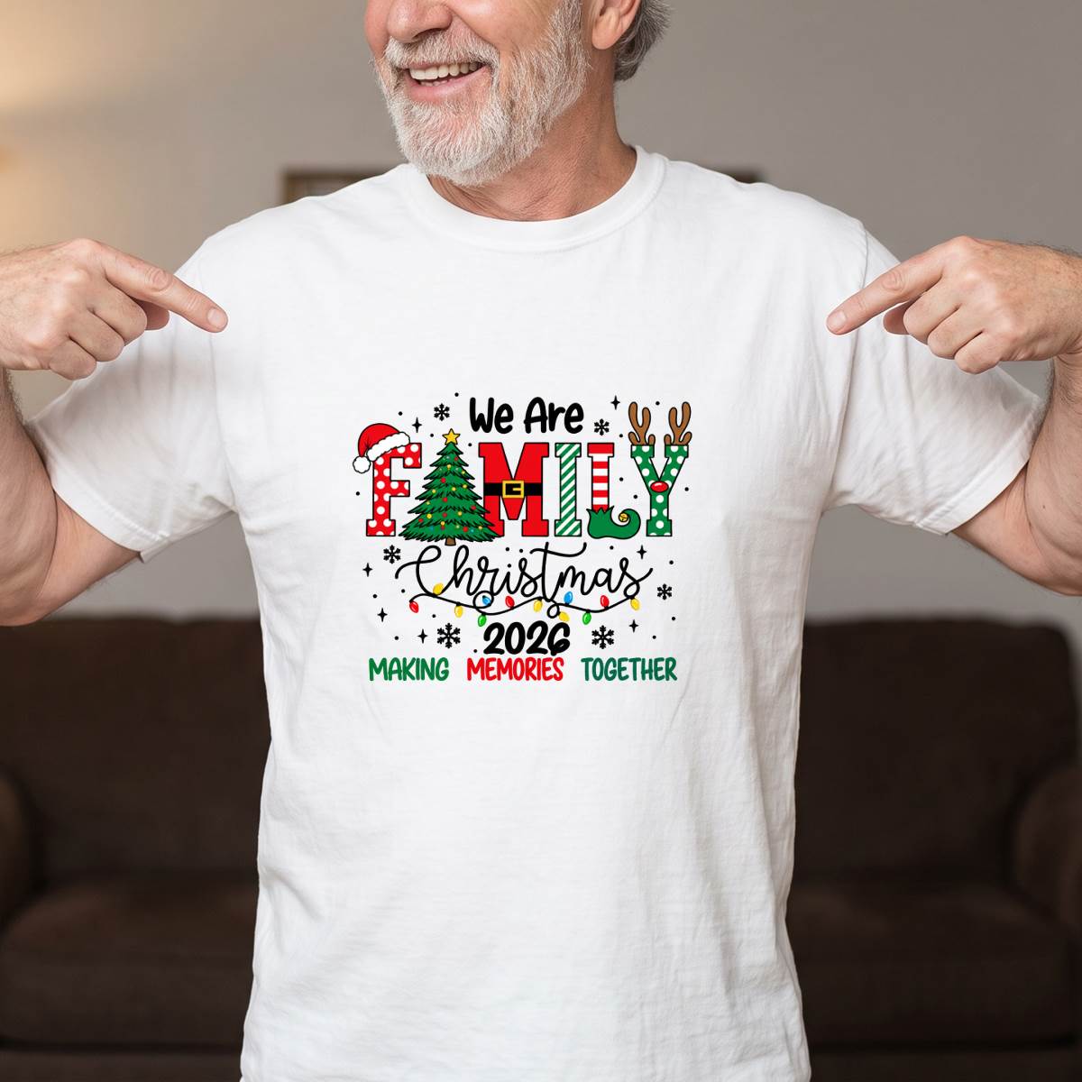 We Are Family Christmas Shirt 2026, Matching Holiday T-Shirt, Sweatshirt & Hoodie