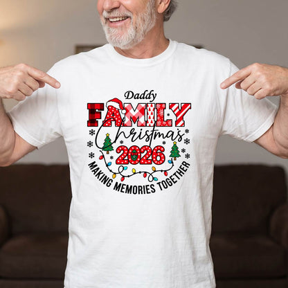 Mommy and Daddy Family Christmas Shirt, Matching Holiday T-Shirt, Sweatshirt & Hoodie