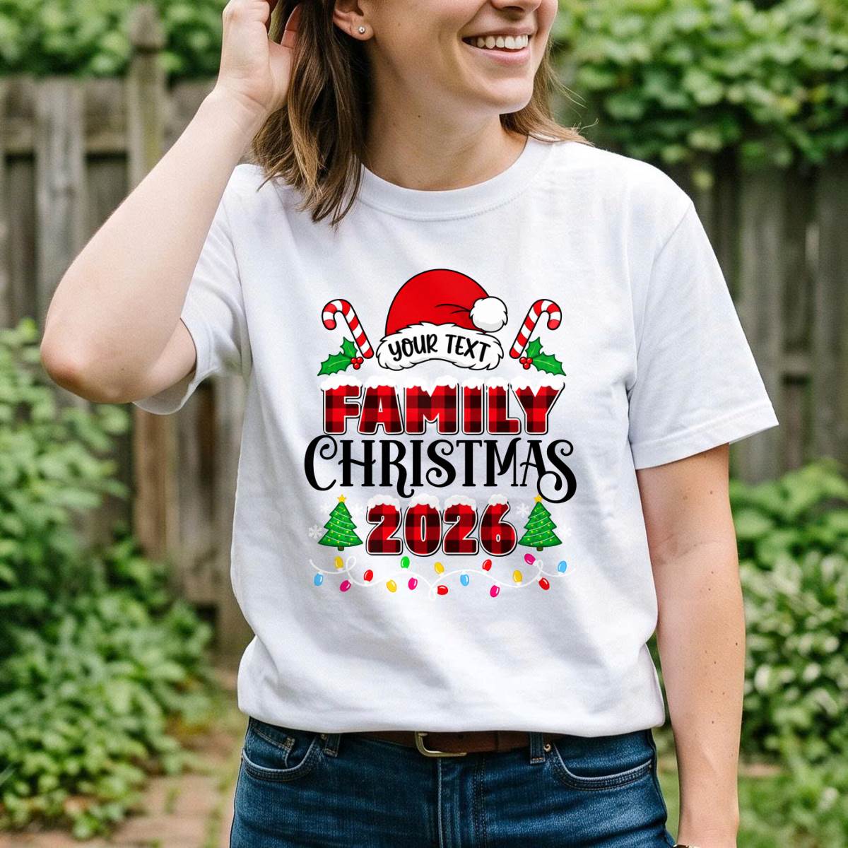 Personalized Family Christmas 2026 Shirt, Custom Family Name T-Shirt, Sweatshirt & Hoodie