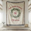 Personalized Holiday Gift Christmas Blanket Family Name Throw Blanket Holiday Decor Throw Blanket Christmas Gift For Parents Families - product image 10